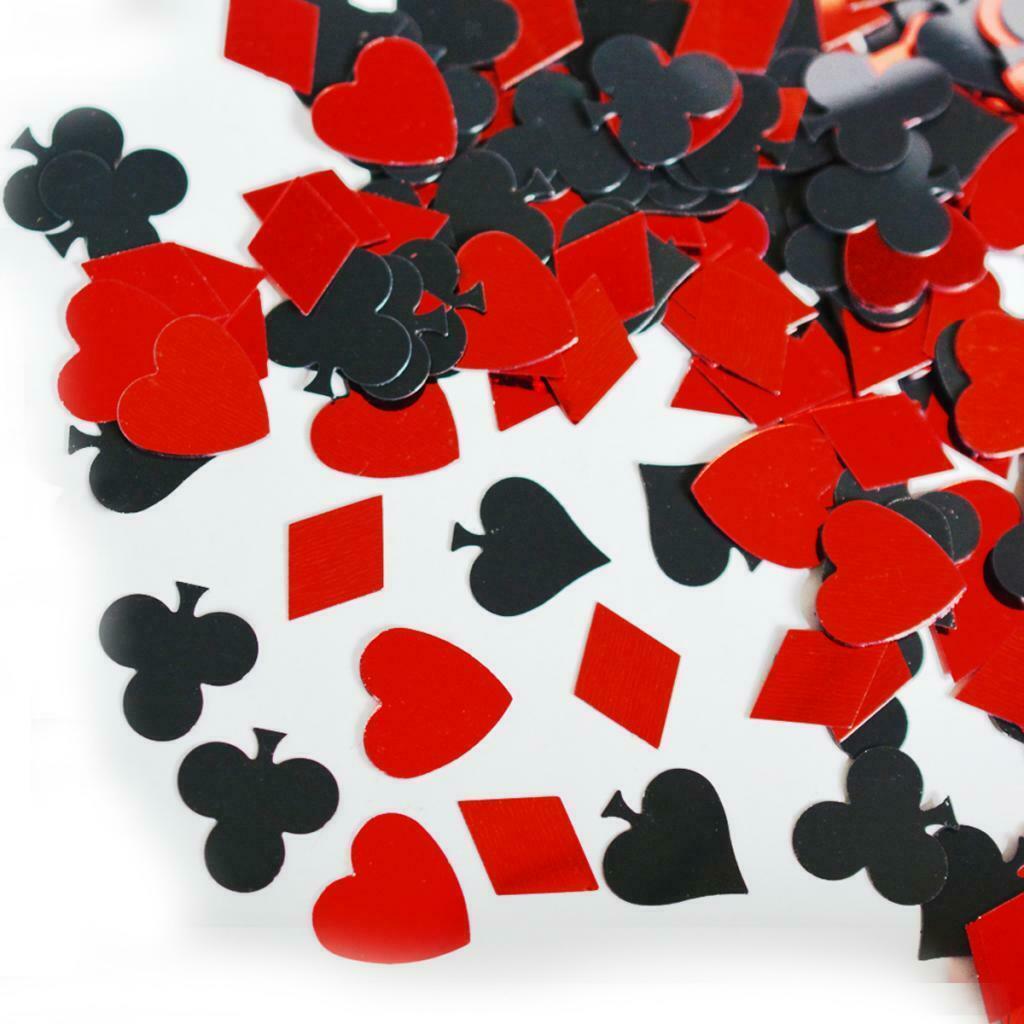 Glitter 30g Casino Poker Confetti Spades Sequin Poker Game Decoration Foil