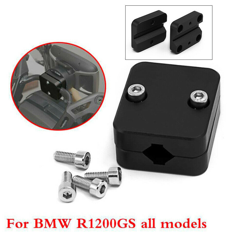 For BMW R1200GS 2012-2017 Rider Phone Navigation Holder Bracket w/Screws Black