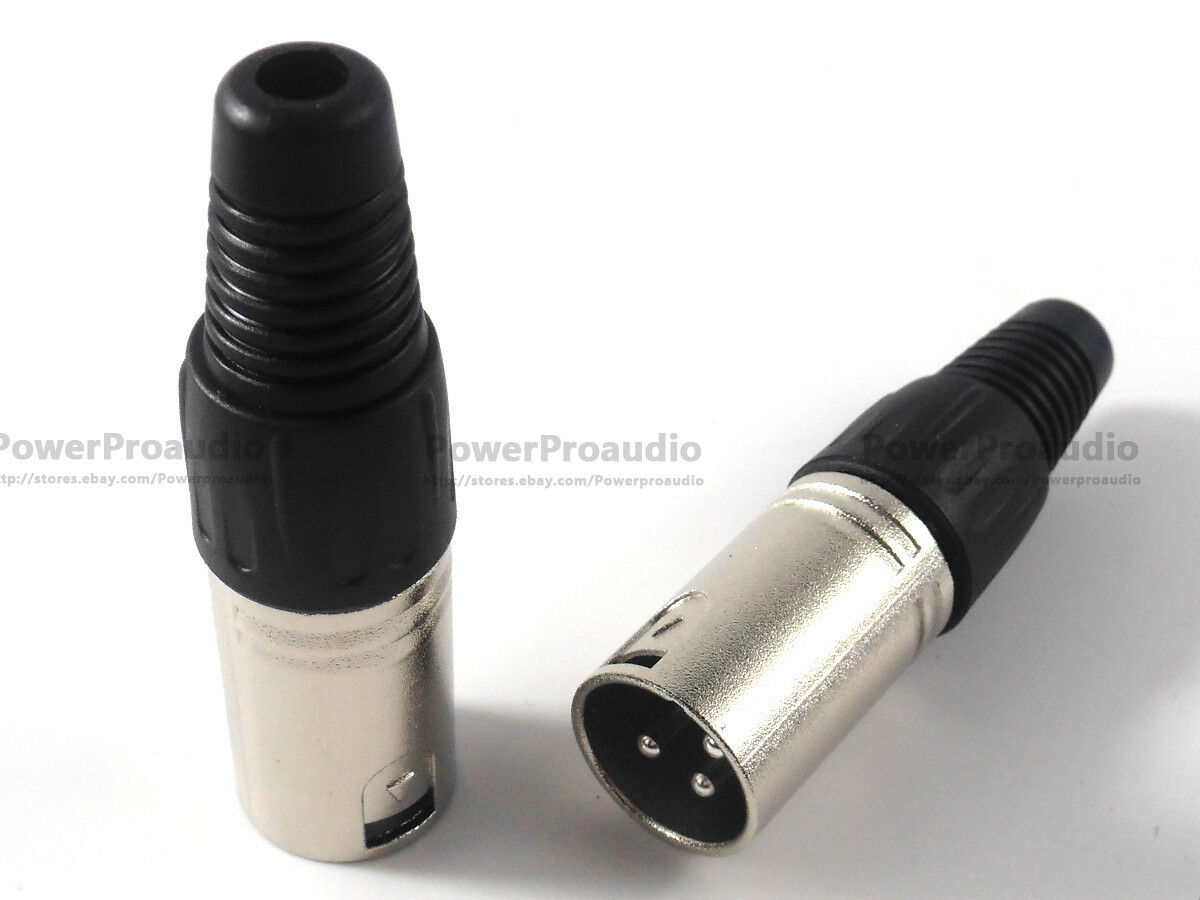 20PCS Quality XLR Connector Plug 3pin Mic Plug Jack For  NEUTRIK  NC3MXX NC3FXX