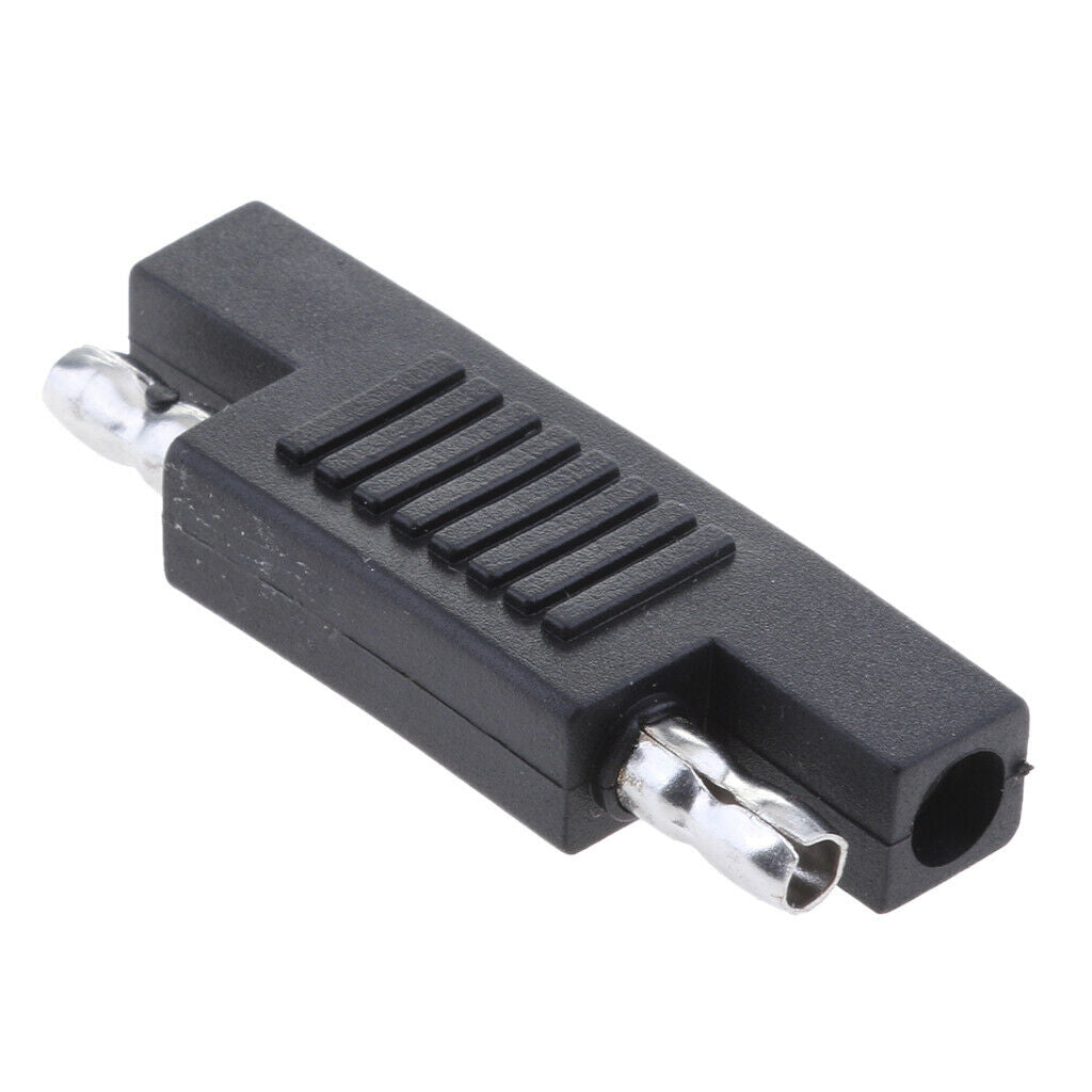 New Solar Panel Battery Flat Power Adapters SAE Male to Male Connectors Kits