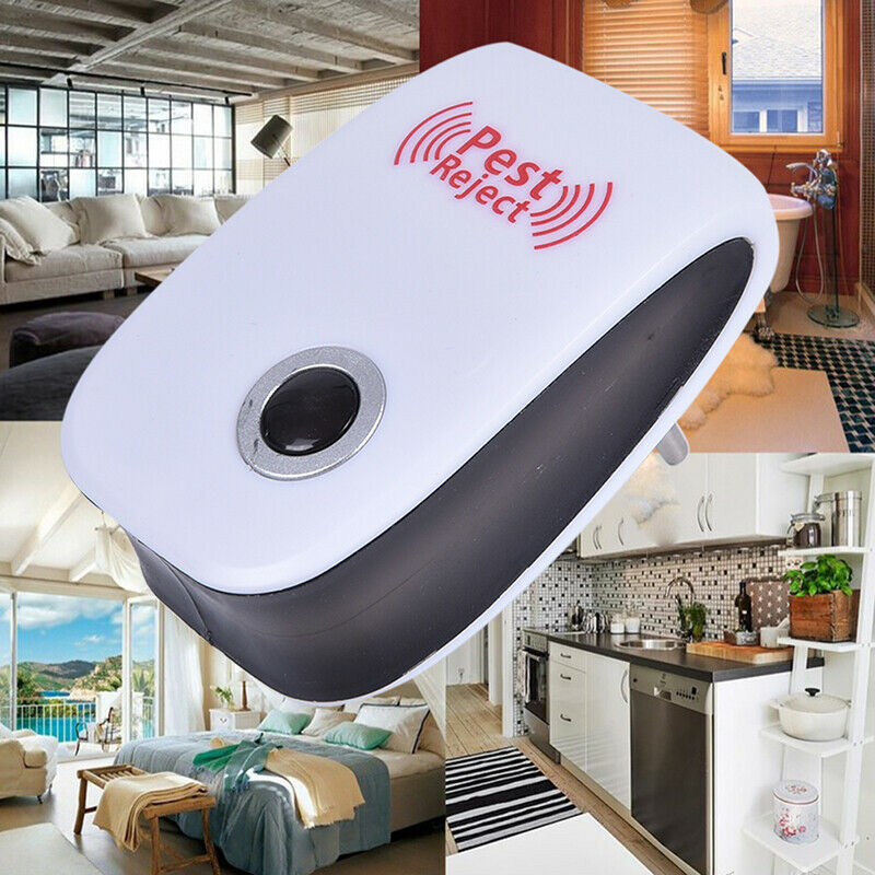 Ultrasonic Ant Mice Spider Mosquito Cockroach Insect Pest Repeller Electric DD