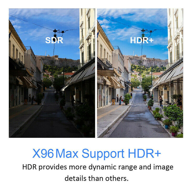 X96 MAX Smart TV Box Wifi Android 9.0 Quard Core  4K 4GB+64GB USB Media Player