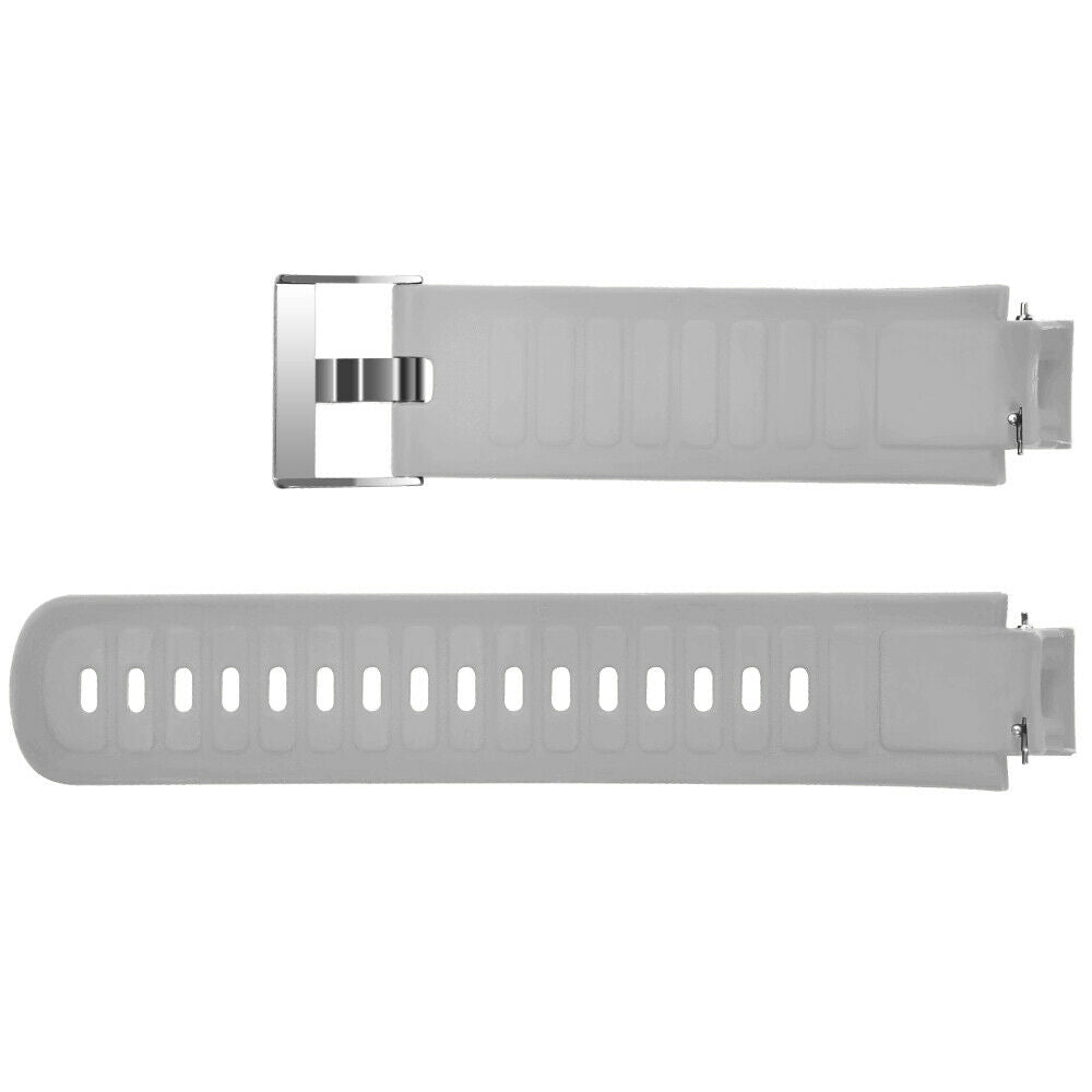 Silicone Smart Watch Band Replacement Strap for AMAZFIT Watch 3 Gray