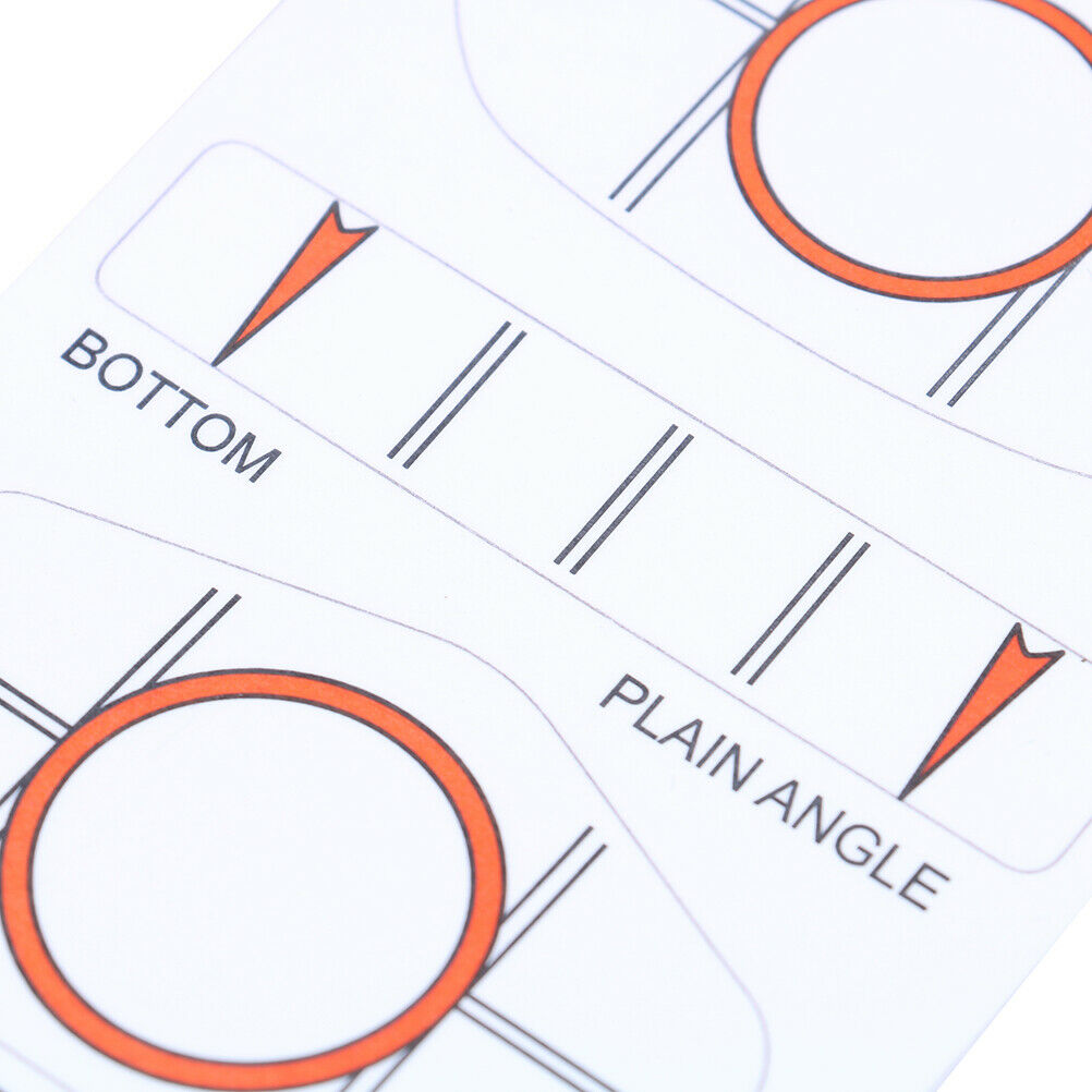 10 Sets Golf Impact Tapes Labels Training Aids Recorder Kit Golf Training EBBDA