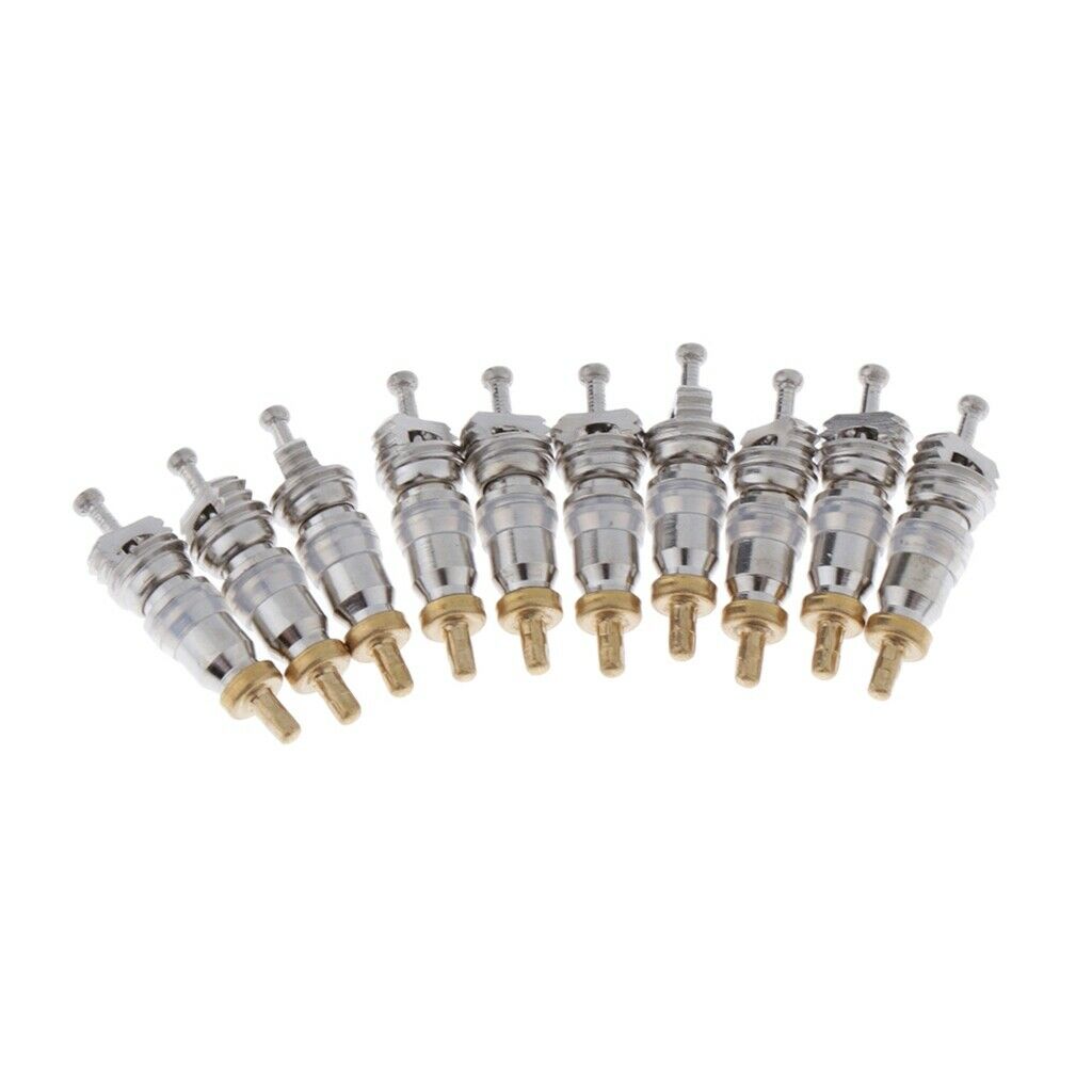 10Pcs R410 Brass Air Conditioner Valve Cores Replacement AC Accessories