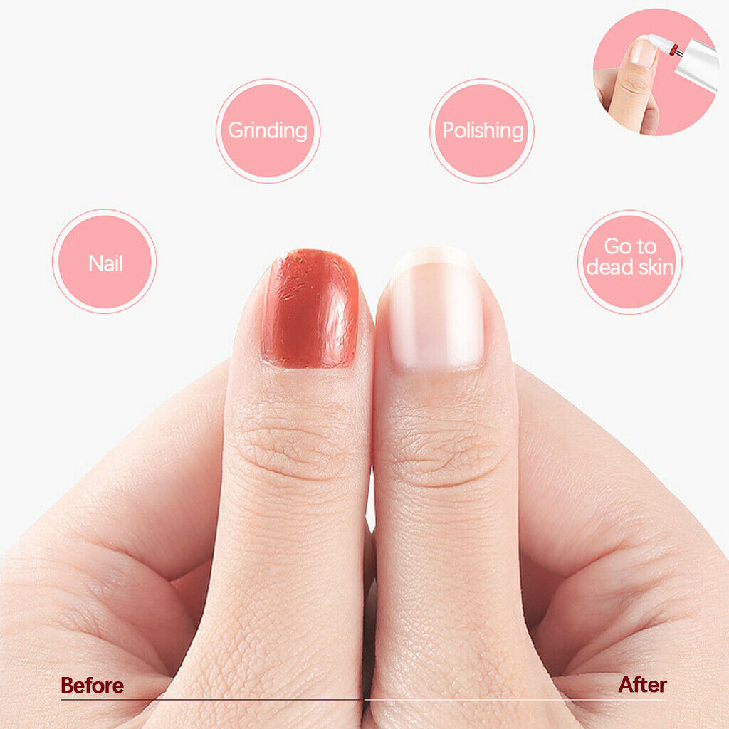 Nail Drill Machine Equipment USB for Acrylic Polishing Shape Callus Remover