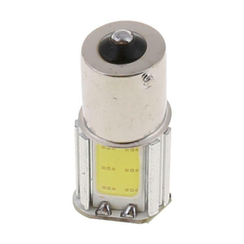 White 1156 G18 Ba15s 4 COB LED Turn Signal Rear Light Car Bulb Lamp 12V New