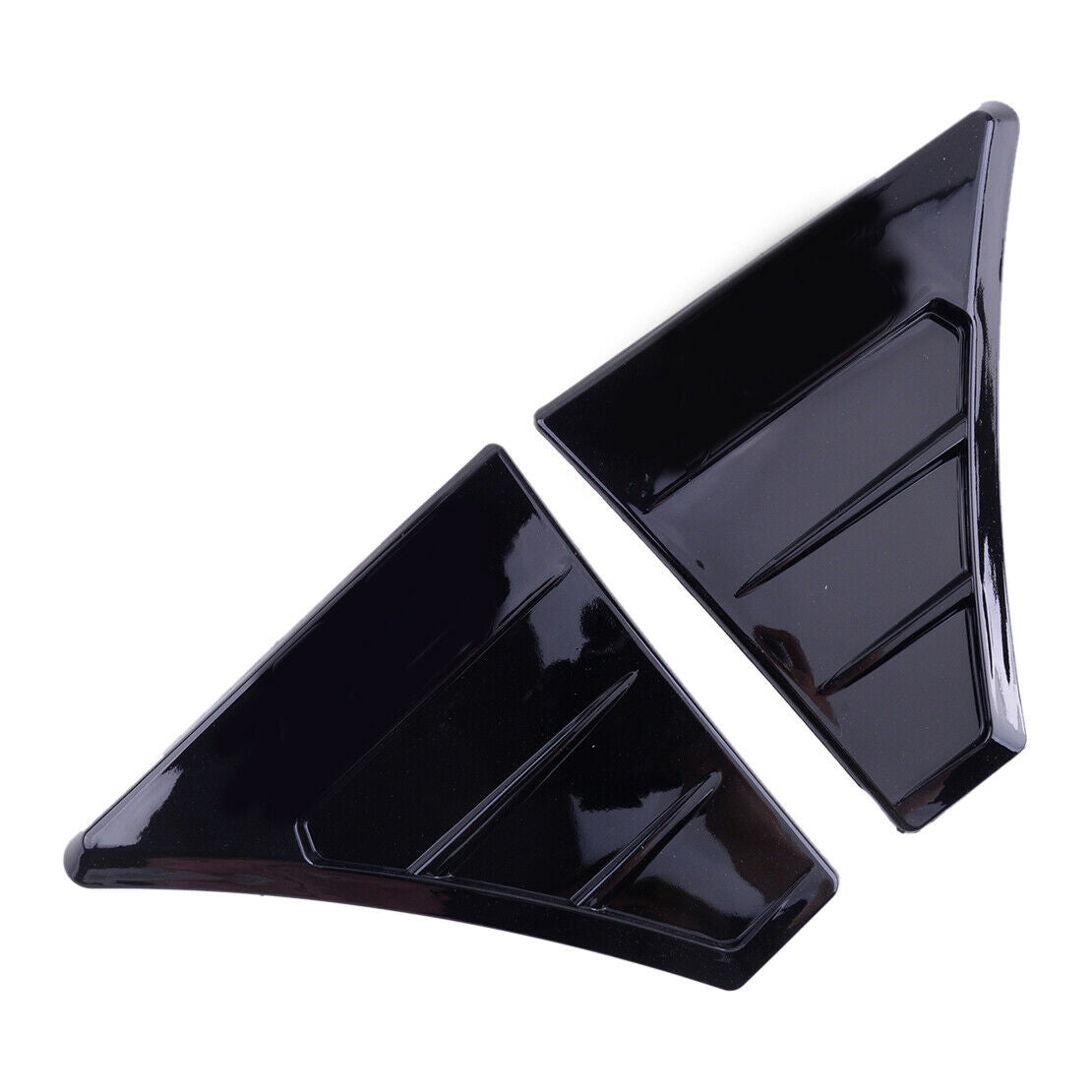 2x Side Door Wing Air Flow Intake Vent Hood Trim Cover Fit For Ford Focus Mk3