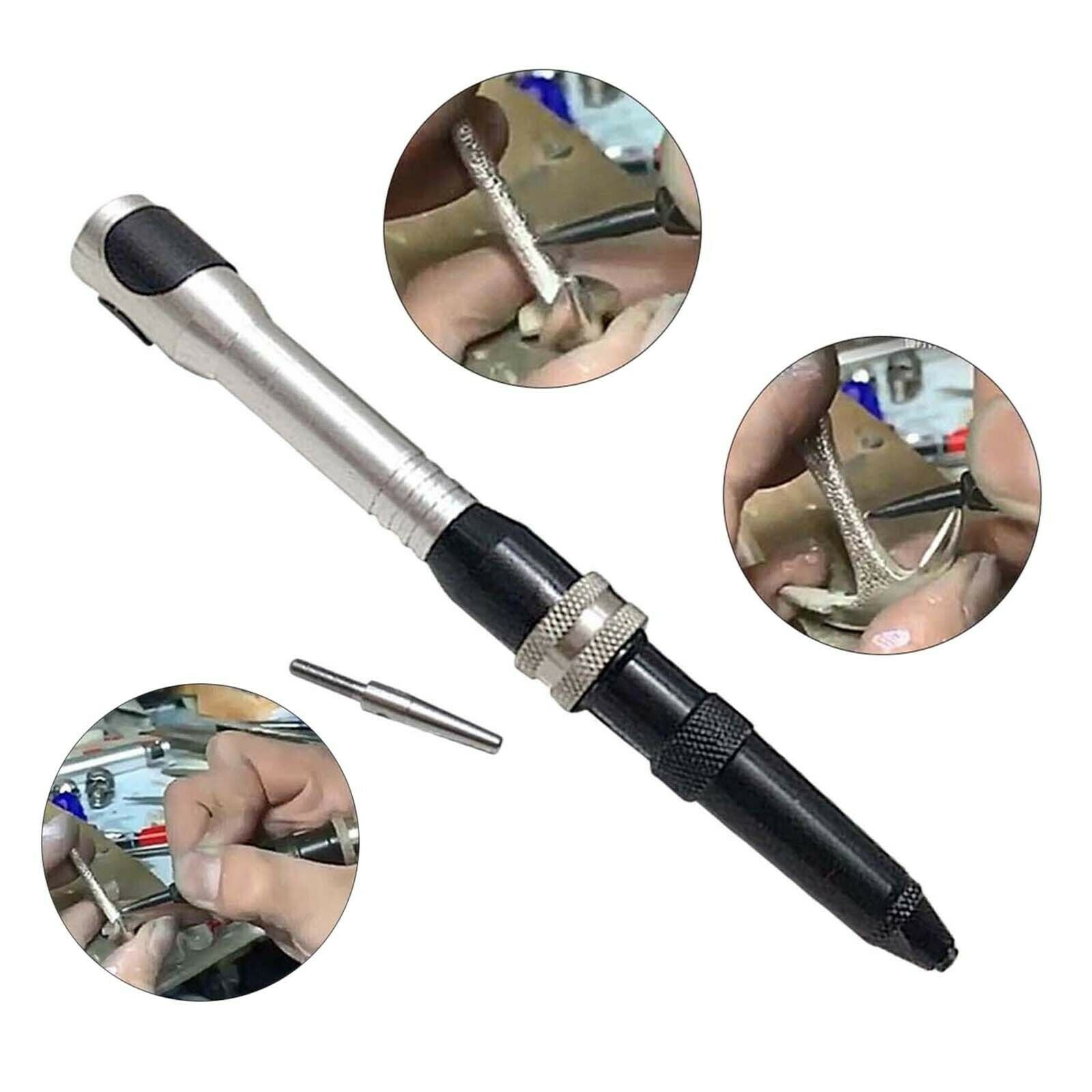 Engraving Handle Handpiece Low Vibration Grinding Burs Bits Shaft Holder