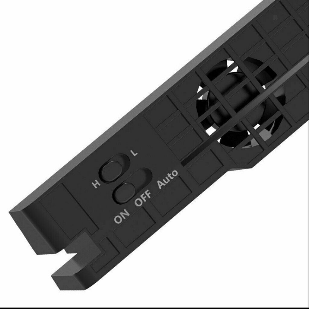 Game Console Clip-On Cooler Fan, Powerful 5-Fan USB External Turbo Cooling Fan,