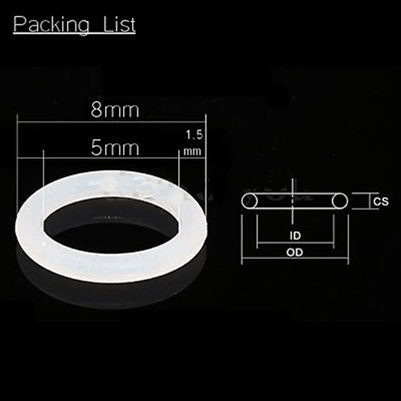 120x Rubber O-Ring Switch Dampeners For MX keyboard Dampers Keycap Replace Part~