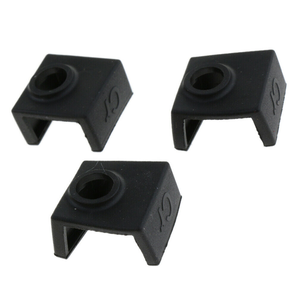 3PCS MK10 Silicone Socks for Creality CR-10,10S,S4,S5, Ender 3, Heater Block