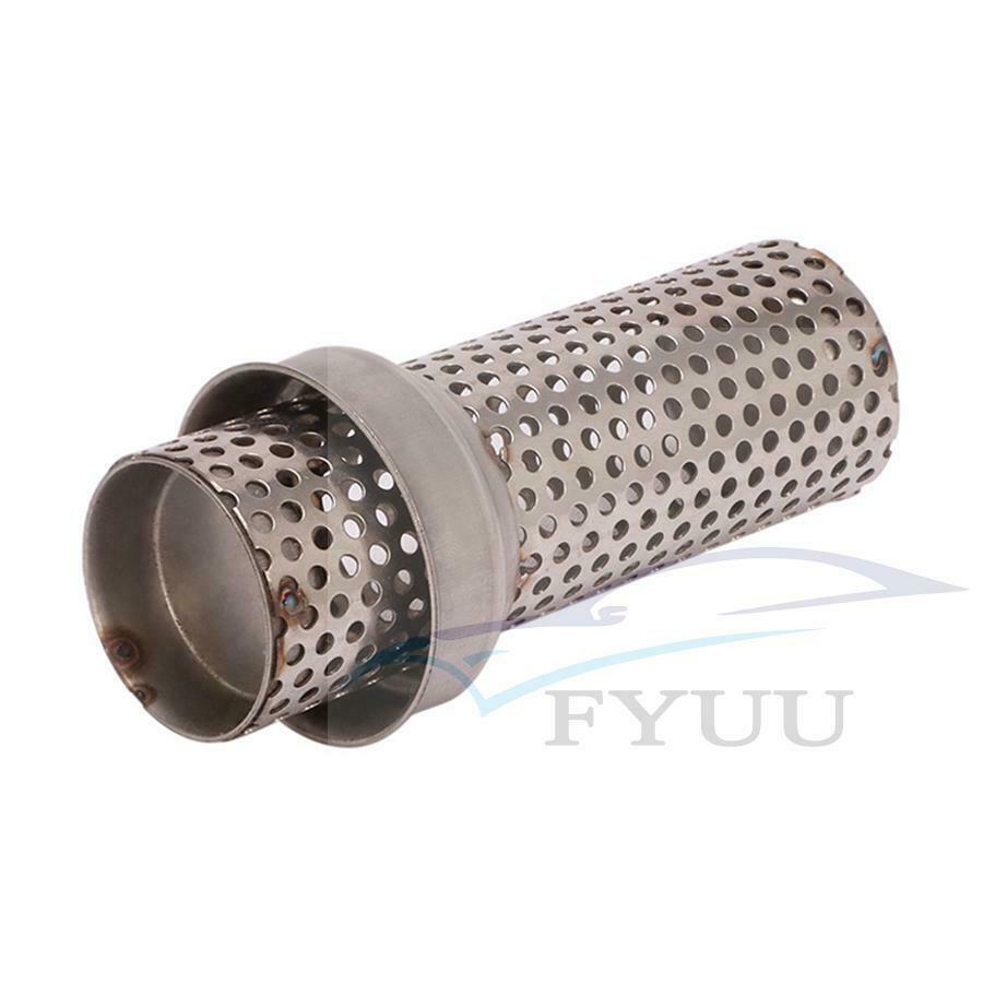 51mm Motorcycle Exhaust Muffler Pipe Can Removable Silencer Baffle 150mm 1X L