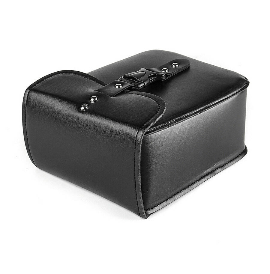 1x New Motorcycle PU Leather Tool Bag Luggage Storage Side Saddlebag