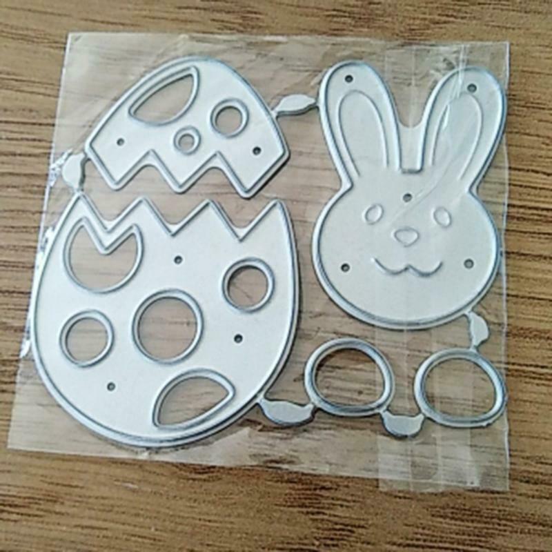 Easter Bunny Metal Cutting Dies Stencil Scrapbooking DIY Album Stamp Paper Card