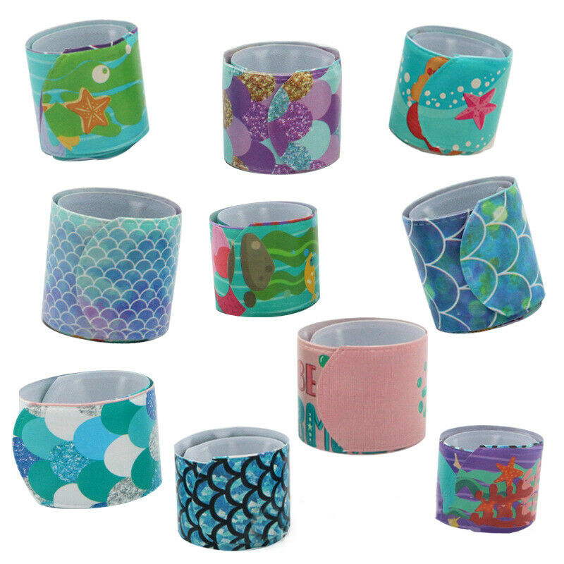 4Pcs Little Mermaid Theme Party Clap Circle Toys Birthday Decor Girl Part.l8