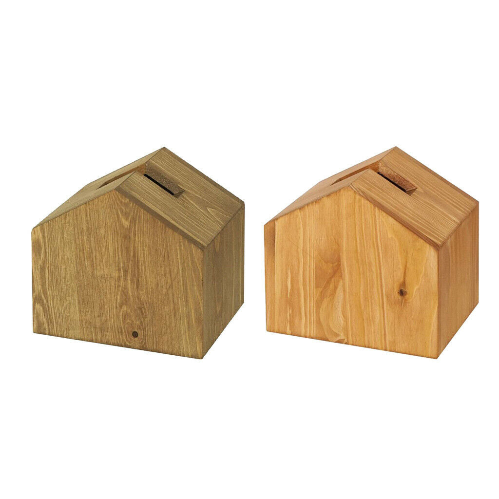 Wooden Tissue Box Cover Home Car Office Paper Napkin Holder Case Coffee