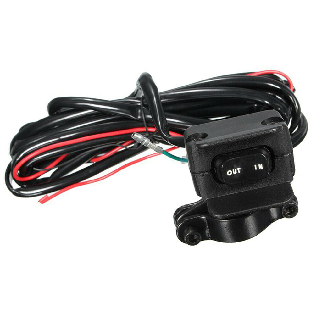 Winch Rocker Switch Handlebar Control Line Universal for Motorcycles