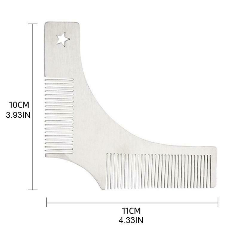 Beard Shaping and Styling Tool with inbuilt Comb for Perfect Line up and Edging