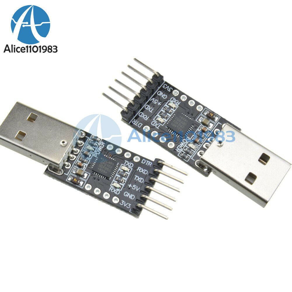 10PCS 6Pin USB 2.0 to TTL UART Module Serial Converter CP2102 STC Replace FT232
