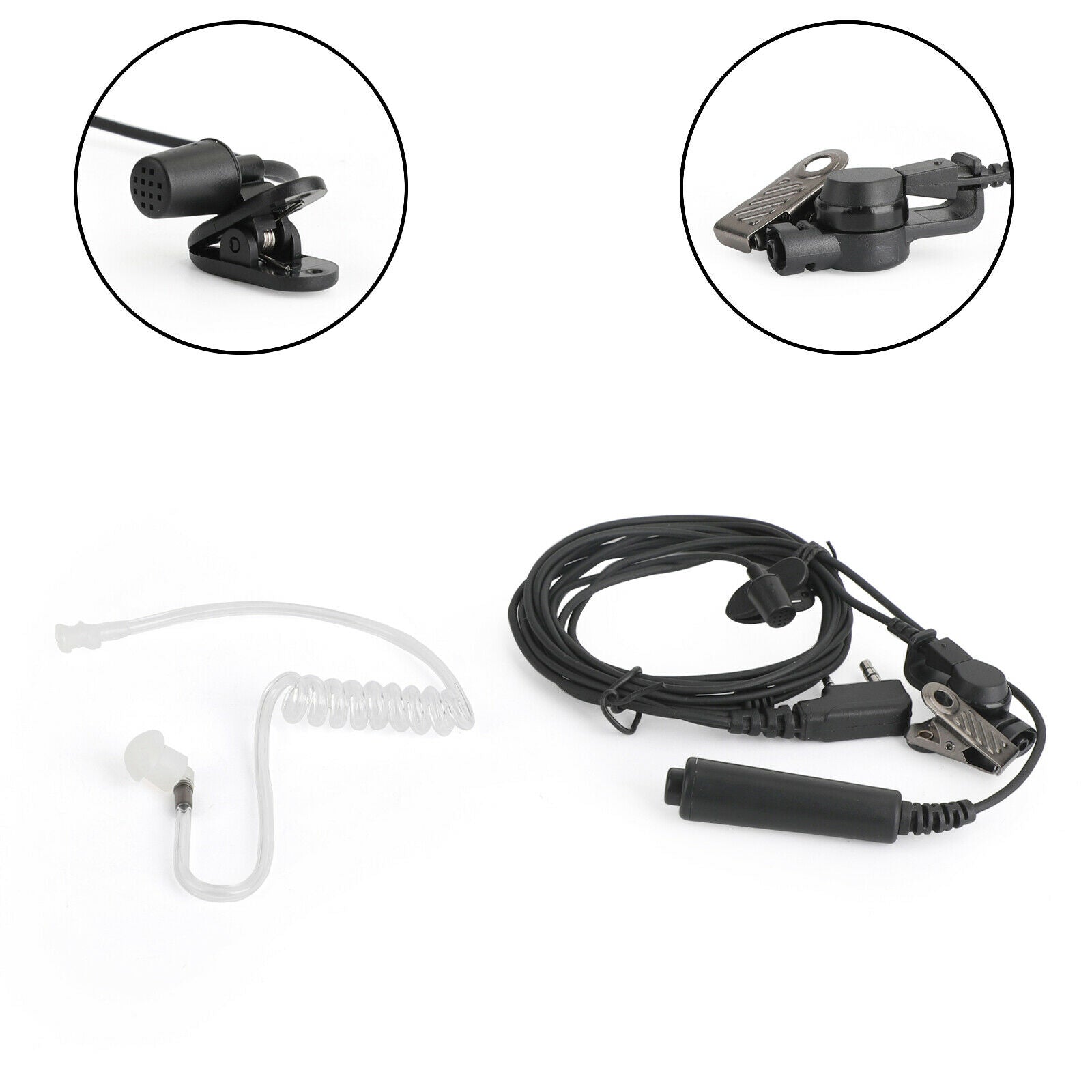 Acoustic Tube PTT Mic Headset for TK-3107 TK-3207 TK-2107 TK-2207 308 208