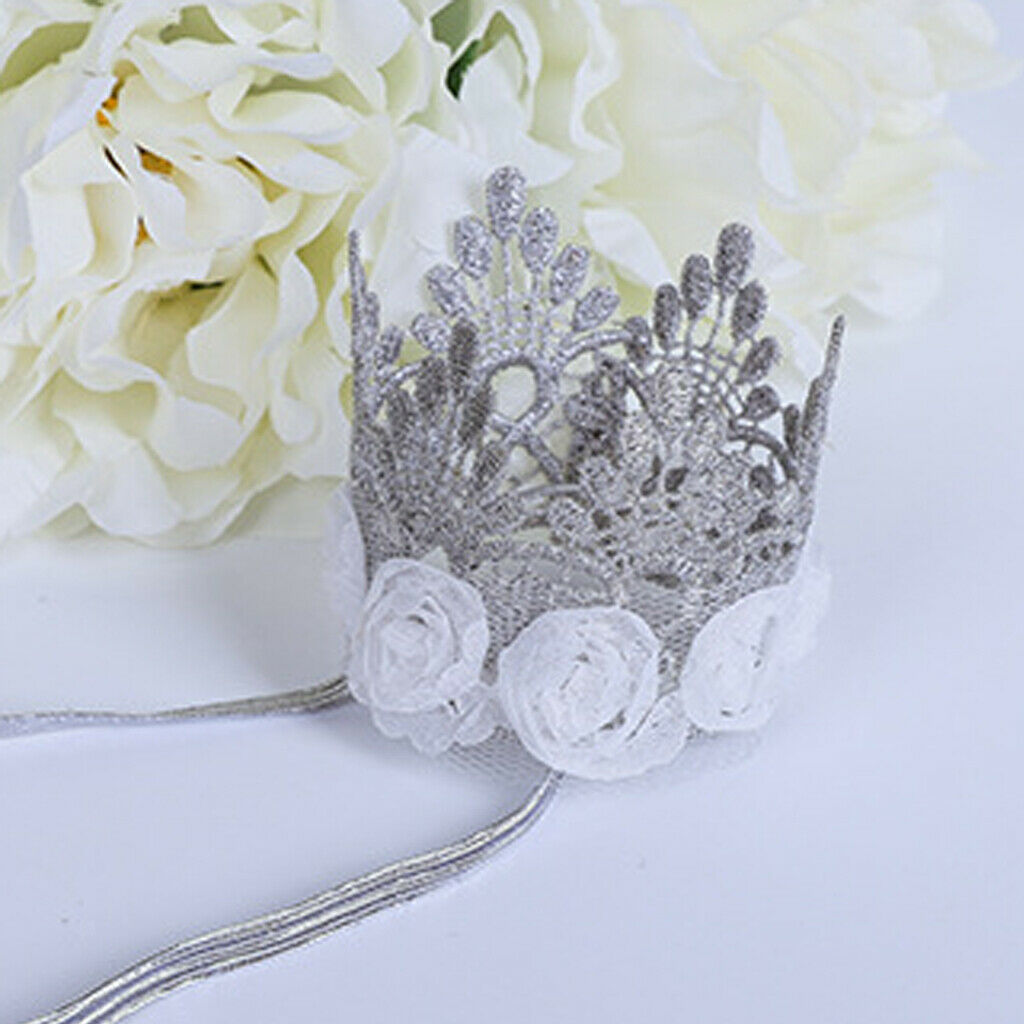 Newborn Baby Girls Kids Flower Headband Elastic Hair Band Crown Hair Accessories