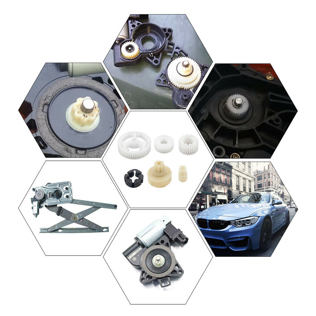 6Pack ABS Power Window Regulator Motor Gear For MAZDA 3/5/6 CX-7 CX-9 RX-8