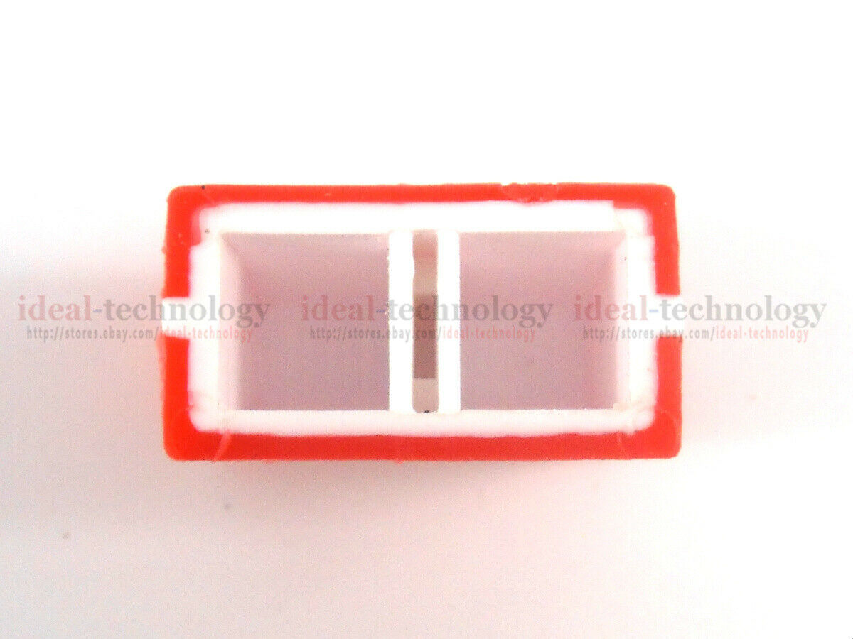 4pcs Channel Crossfader Fader Cap Knob For RANE 57 TTM57 TTM57sl TTM57mk2（RED）