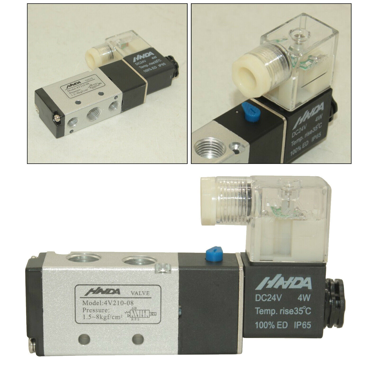 DC24V Solenoid Valve SMC 5 Connection 2 Position 5/2 Way 1/4 BSPT 4V210 08 DIY