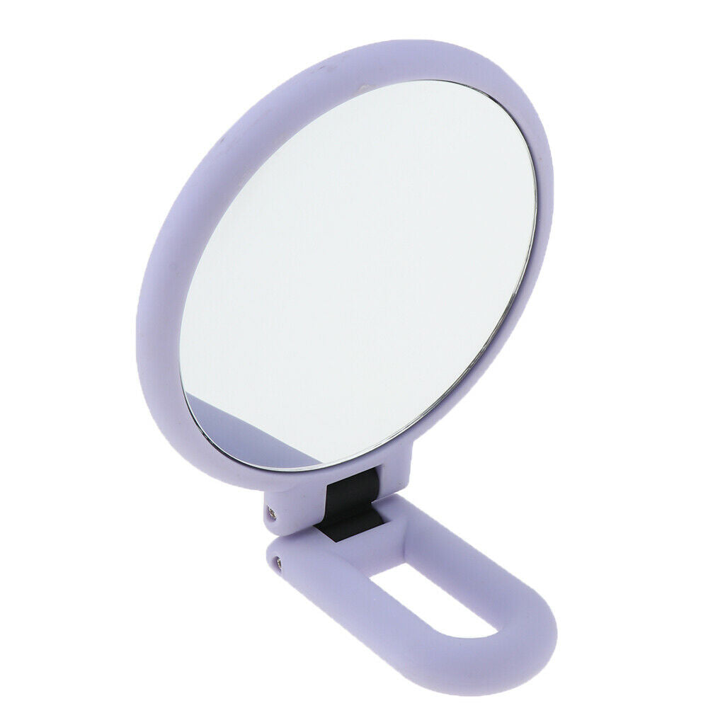 Set of 2 Double Sided Beauty Makeup Mirror Folding Handheld Bathroom Mirror