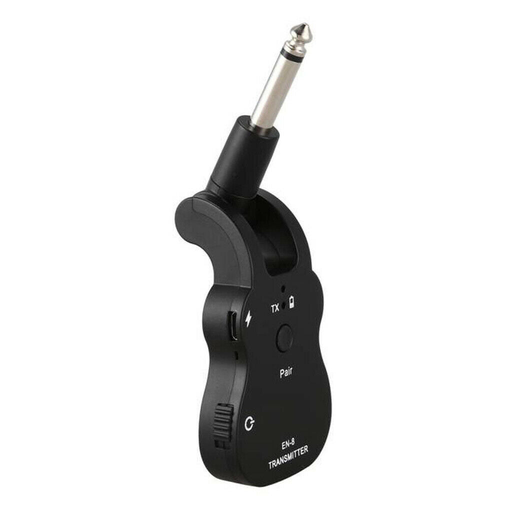 Guitar Wireless System Transmitter Receiver Built-in Rechargeable 30M