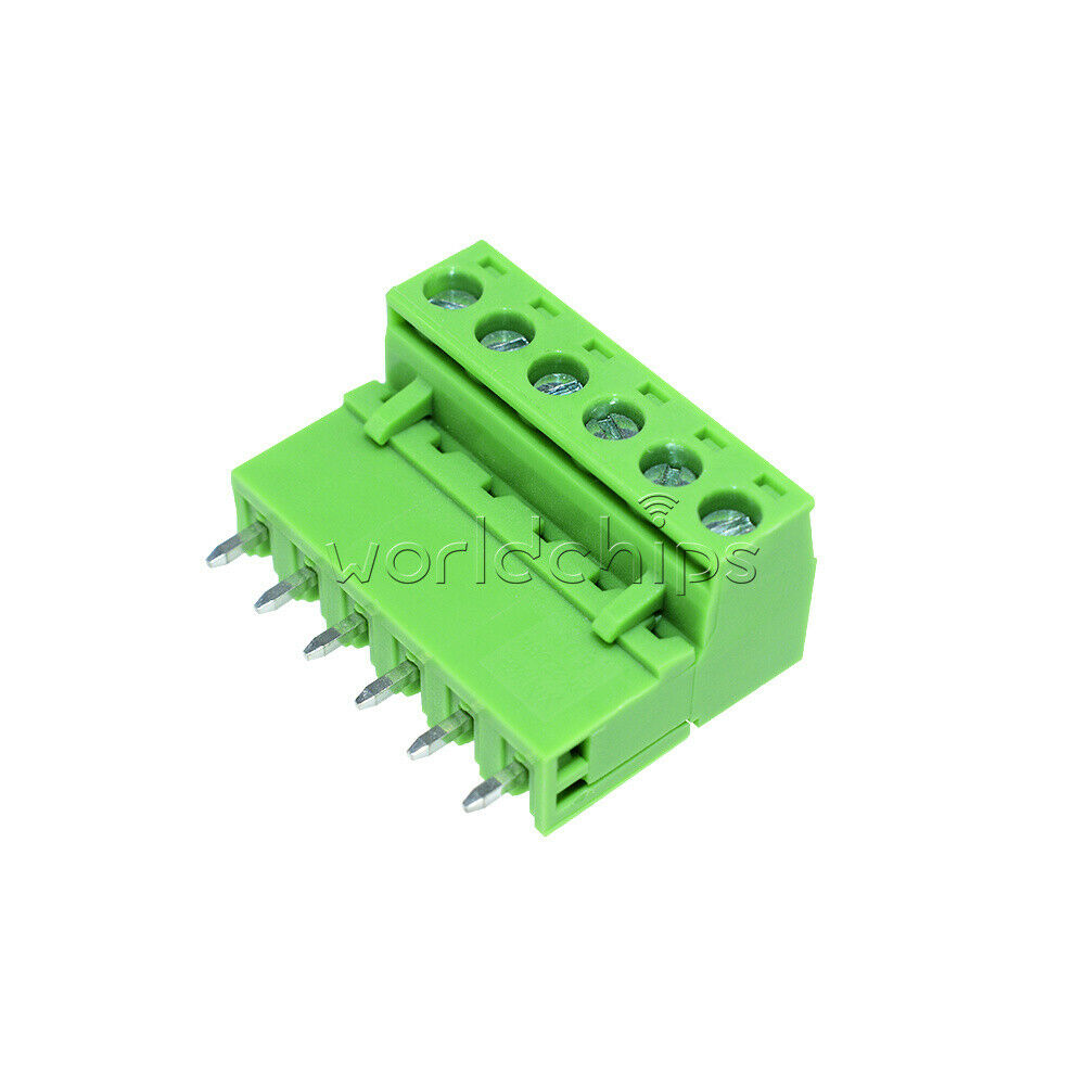 5PCS Lot KF2EDGK KF-6P Right-Angle Plug-in Terminal Connector 5.08mm Pitch