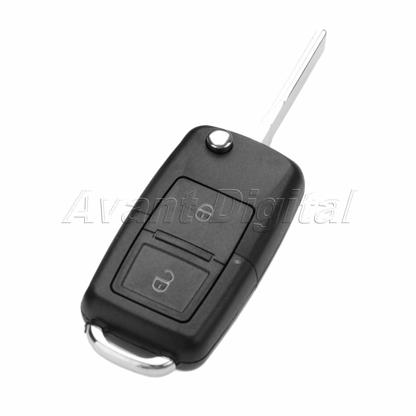 1Pc Remote Key Fob 2 Buttons ID48 Chip 1J0959753CT Fit For 1999-2005  Golf MK4