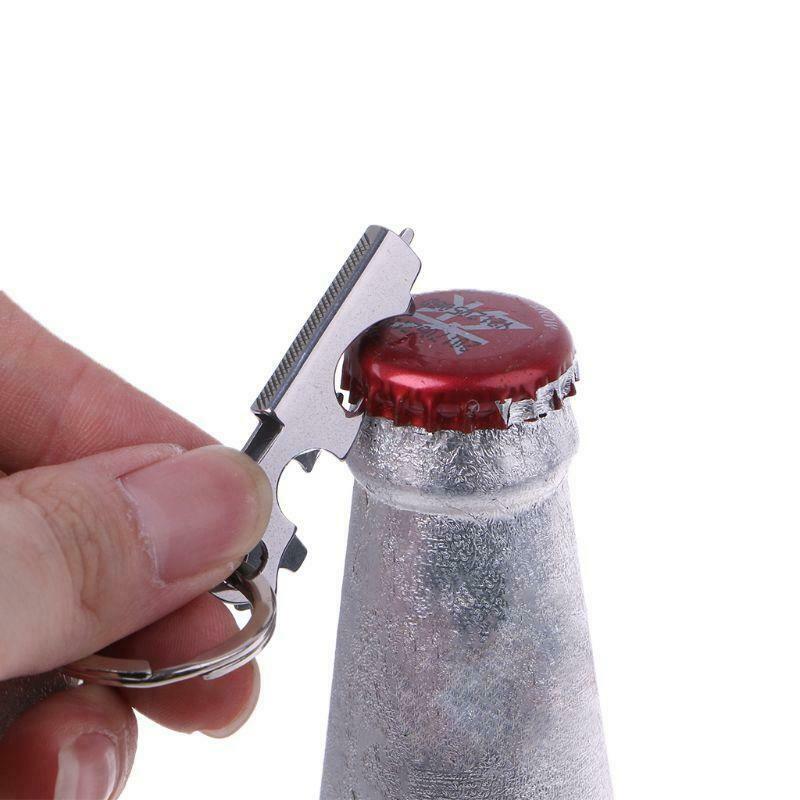 Multifunctional Survival Tool Stainless Steel TU47 True Utility Keytool Key Tool