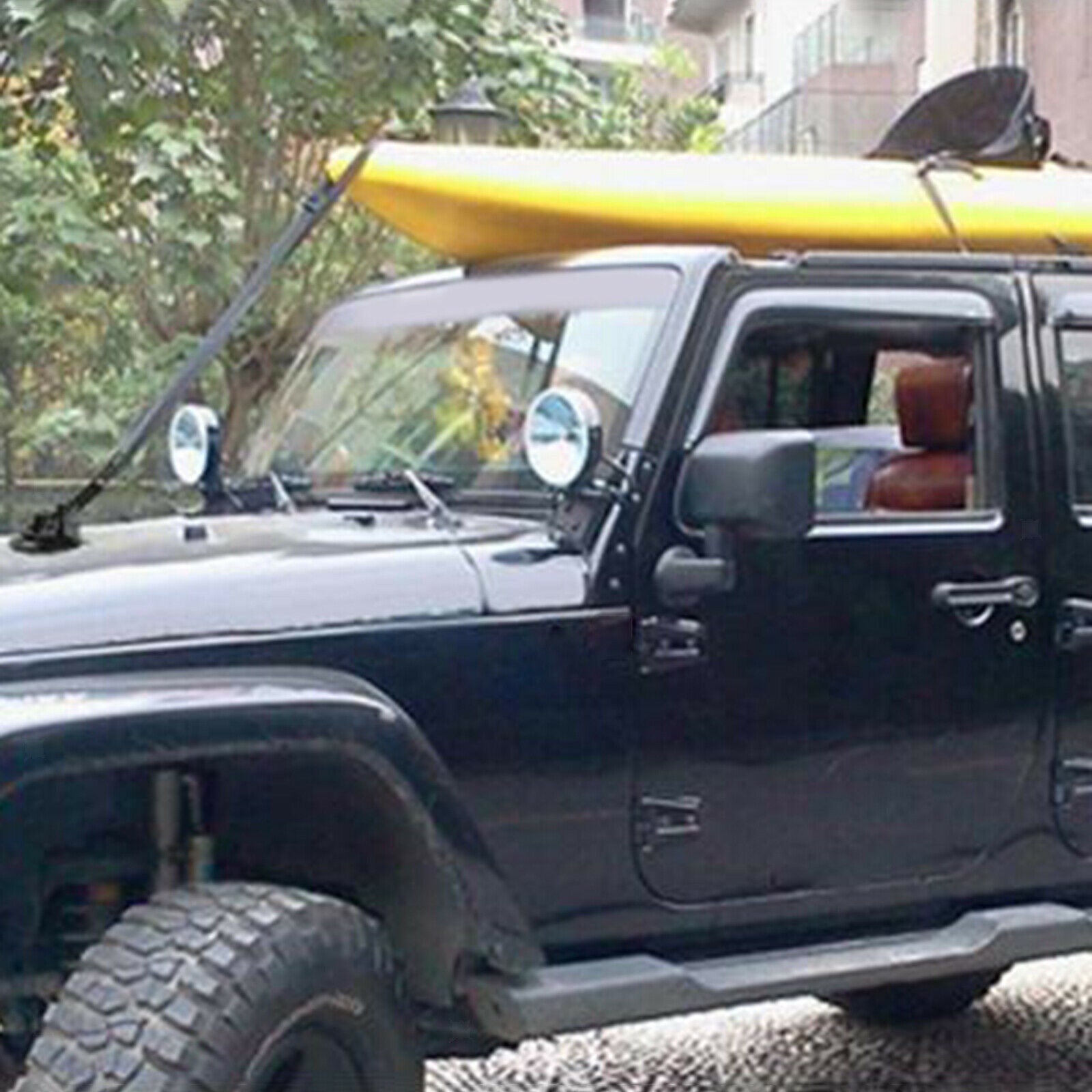Heavy Duty Suction Cup Anchor with Securing Hook Tie Down for Camping Tarp