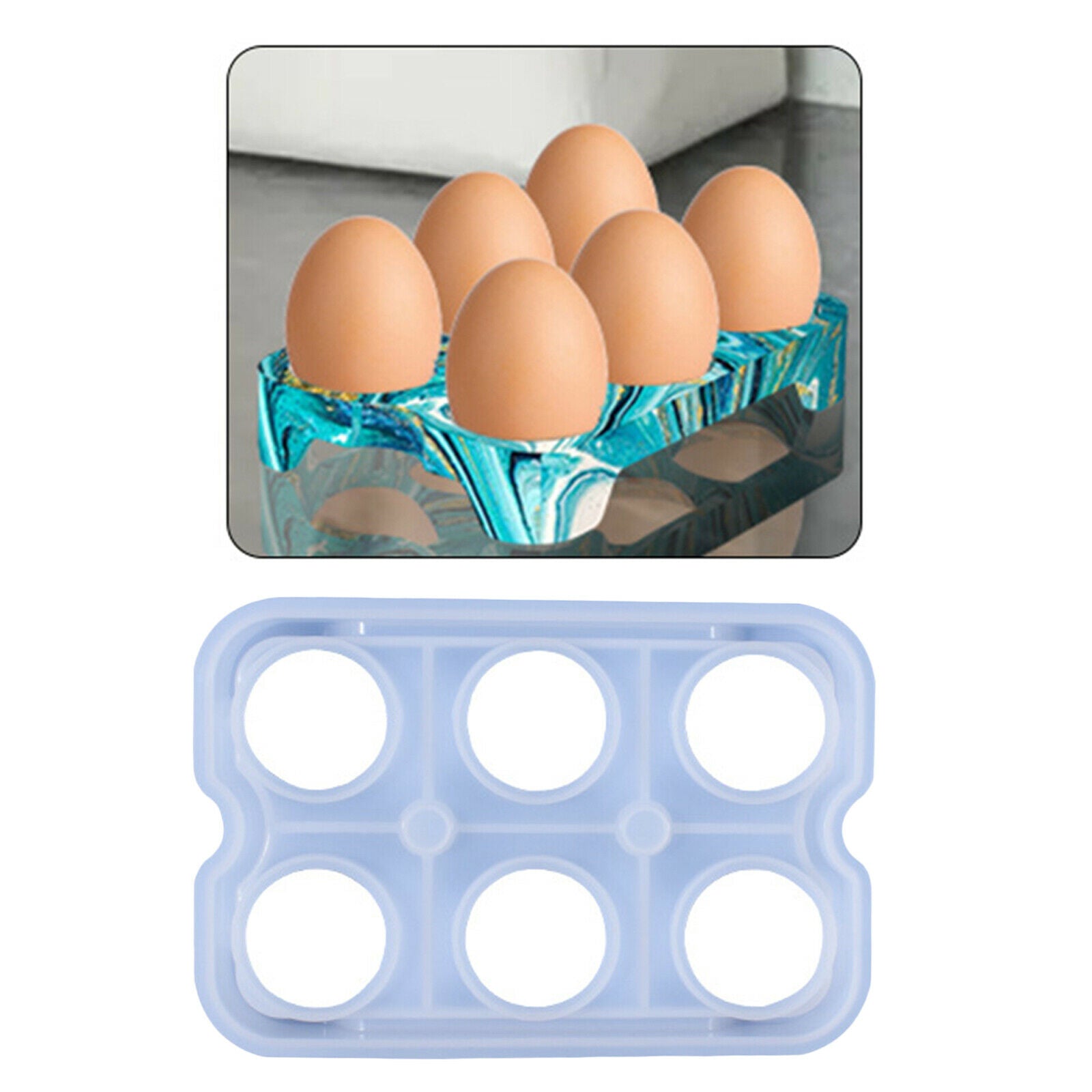 Silicone Egg Holder Rack Mold Egg Storage Rack Casting Silicone Mould
