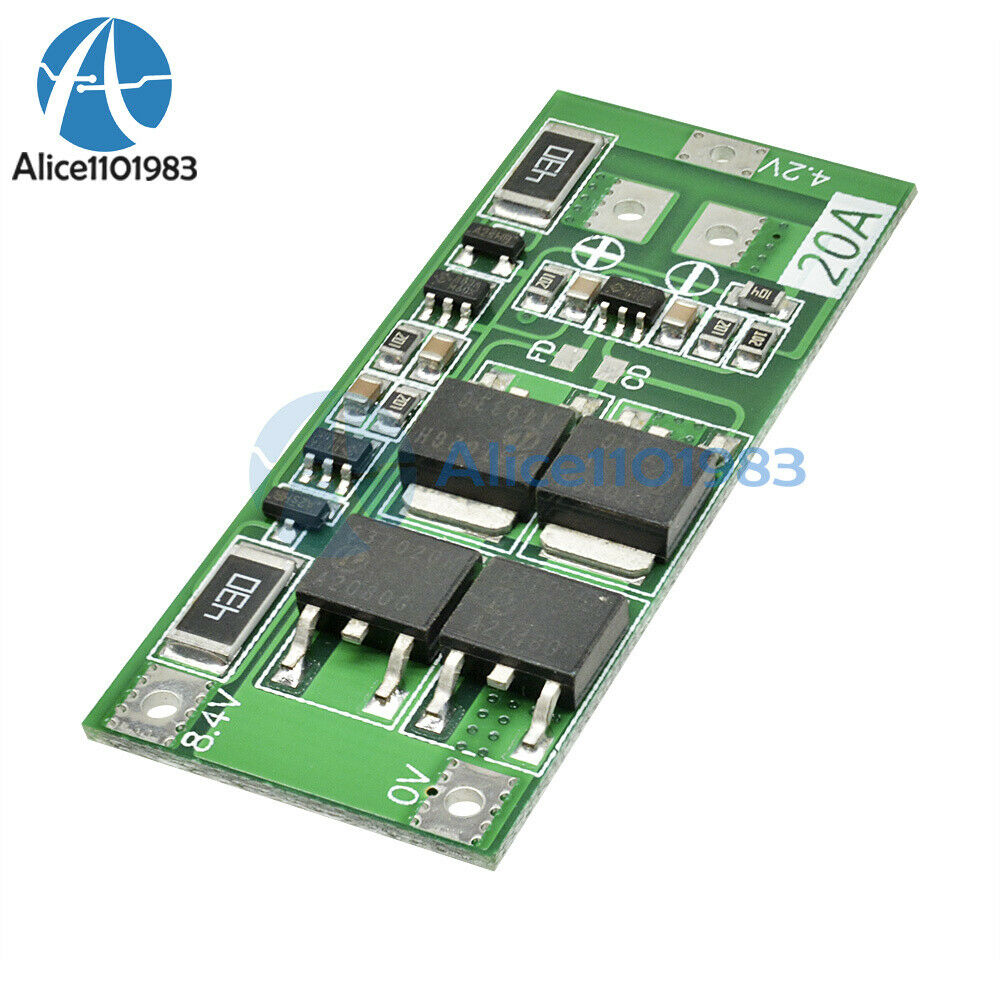 18650 Lithium Li-ion Battery BMS Protection Board 5PCS 2S 20A Charger Balance