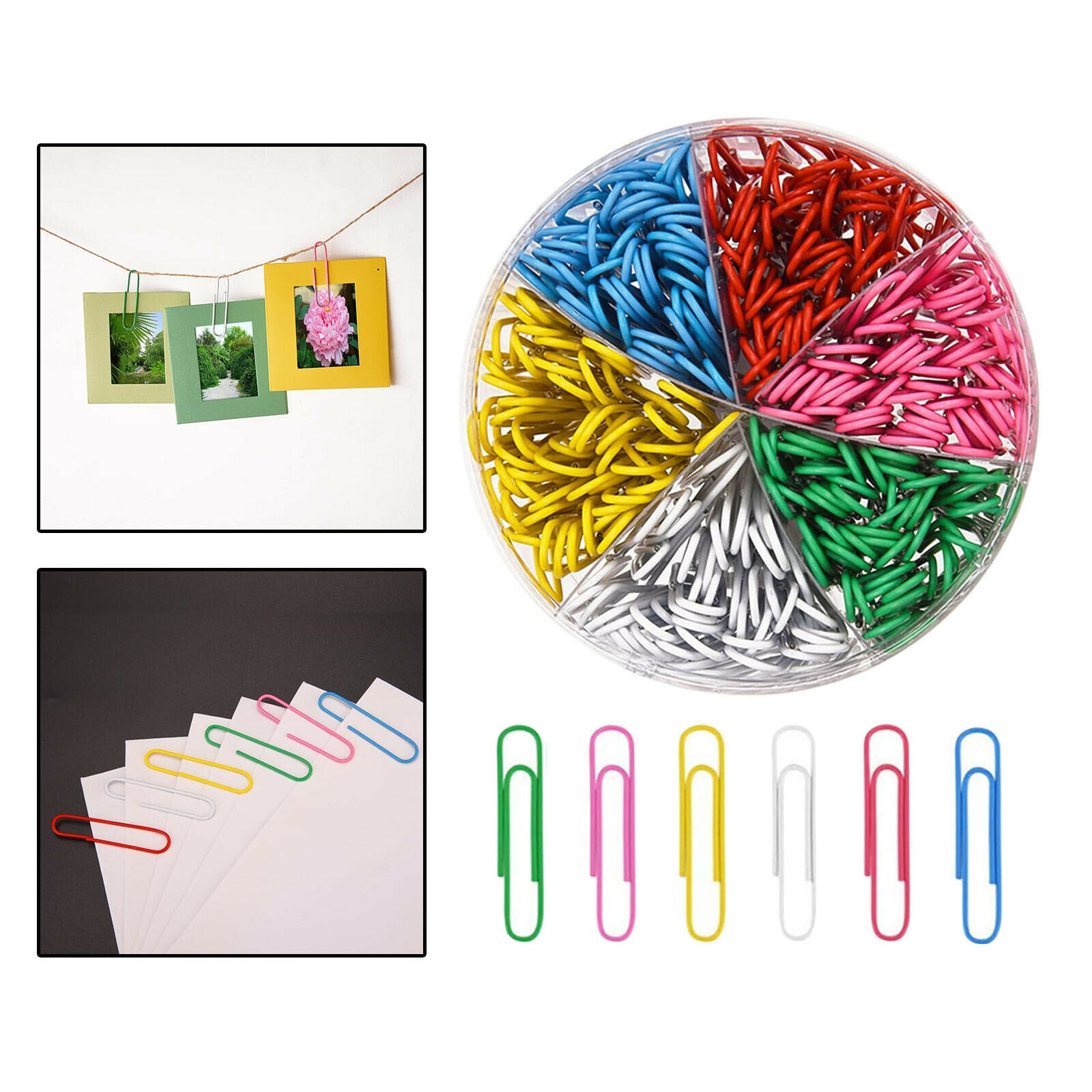 2 Box Paper Clips, No Tear Small Office Supplies Home Paperclips Crafts
