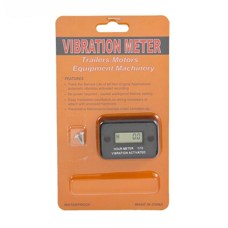 New Vibration Hour Meter with Battery Timer with Induction Portable MotorcycleM8
