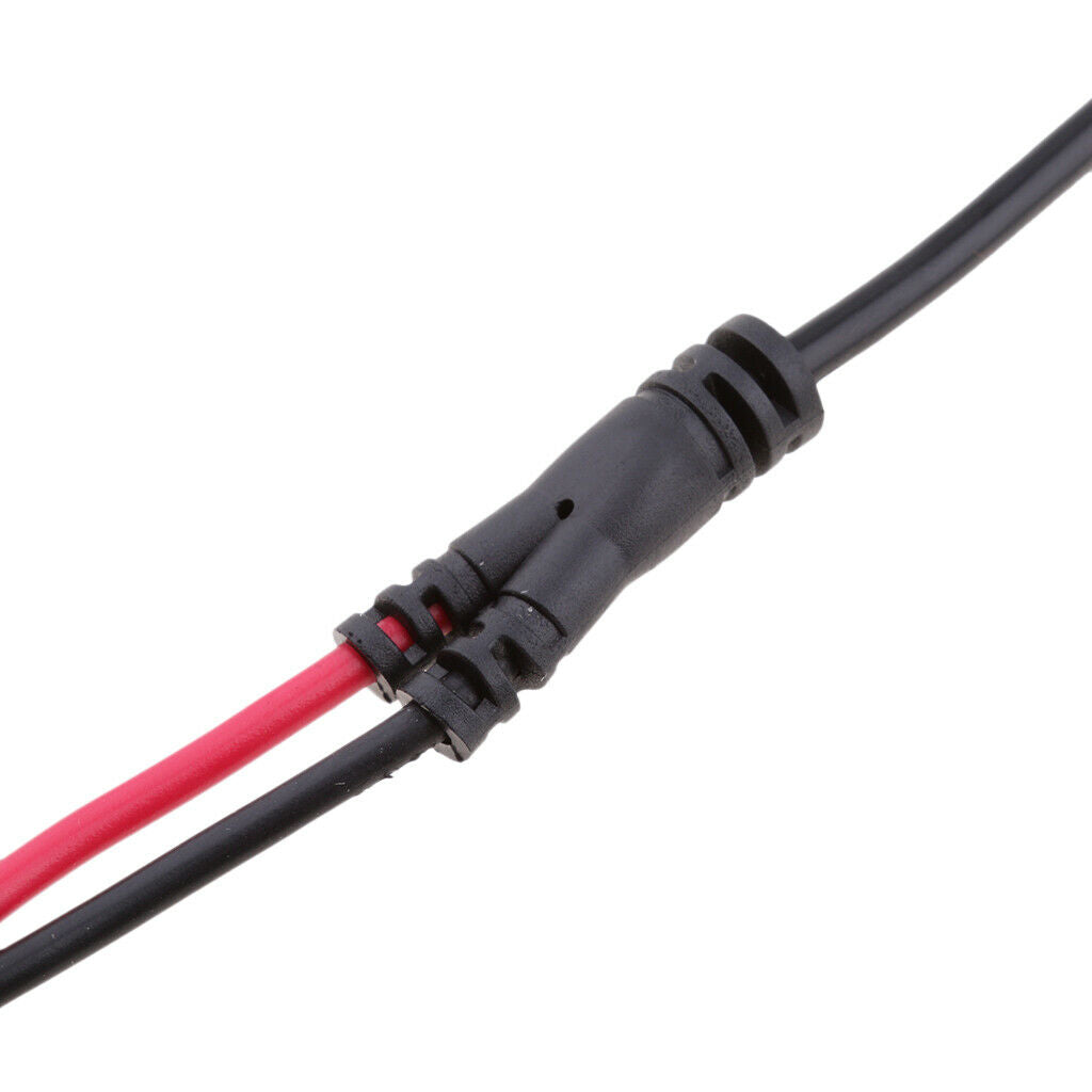 2pc BNC Q9 To Dual 4mm Stackable Shrouded Plug Test Leads Probe Cable