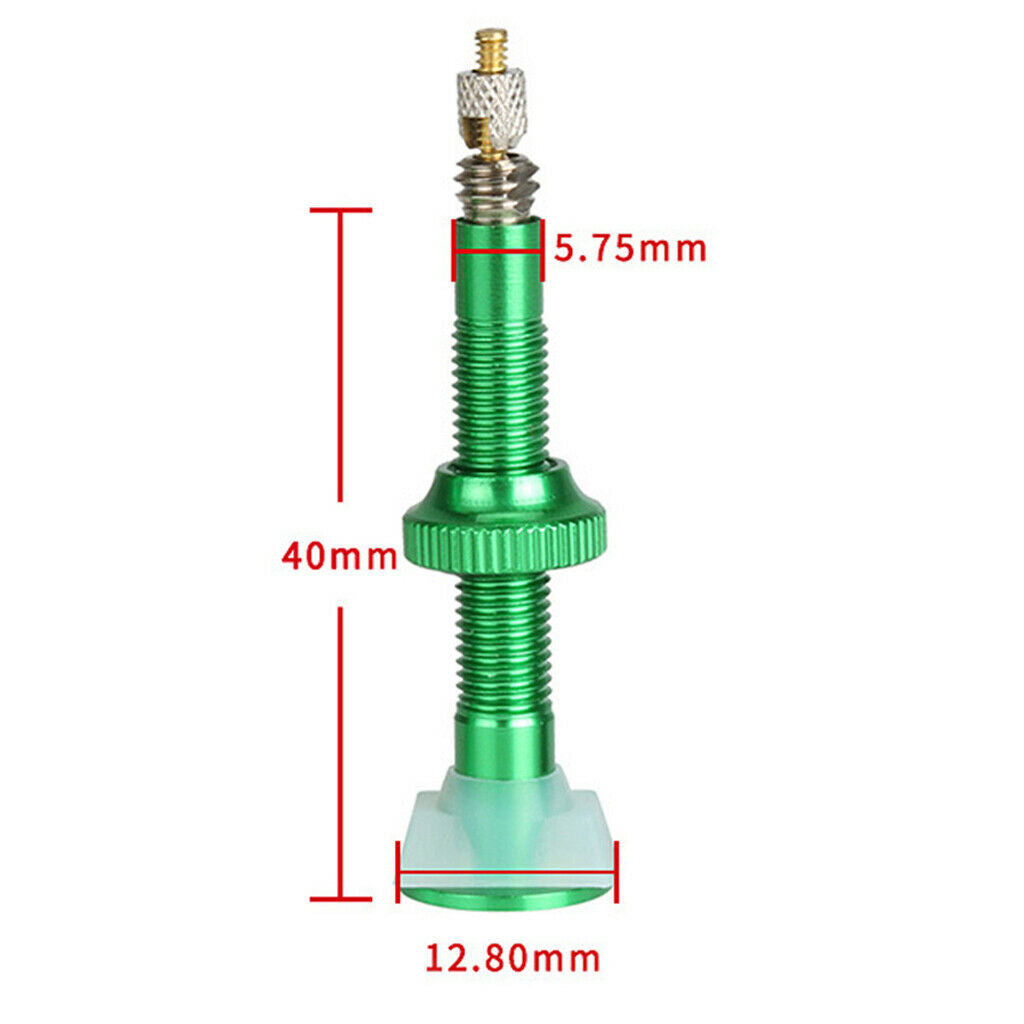 Aluminum Mountain-Bike Bicycle Presta Valves Replacement Vacuum-Nozzle Red