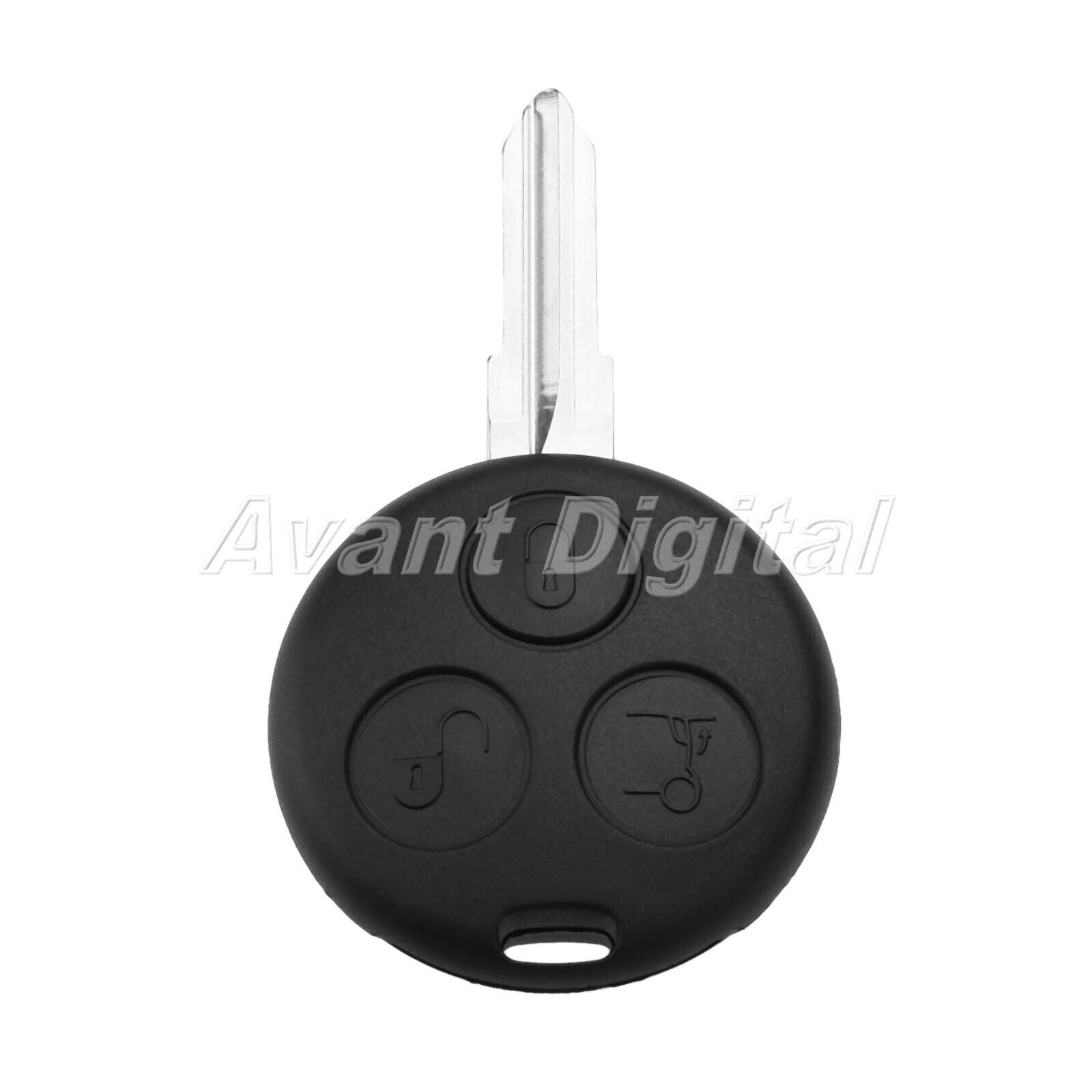 1Pc Car Remote Key 3 Button 433MHz Fit For Mercedes Benz Smart Passion 2000-2004
