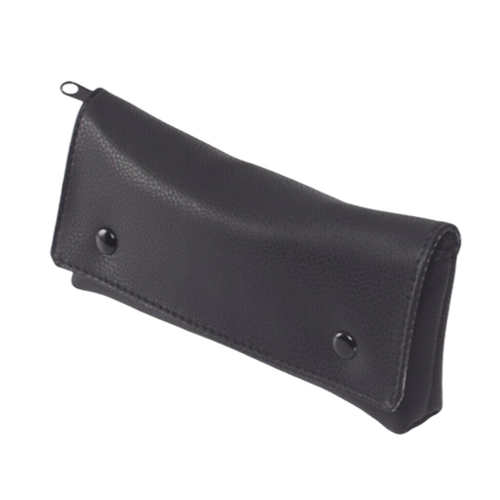 Black Tobacco Case Holder Leather Pipe Pouch Holder Smoking Accs 158x75mm