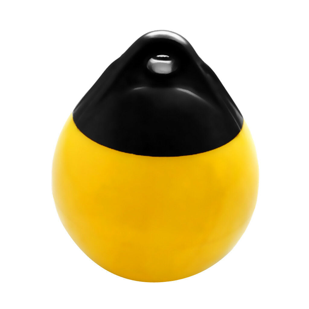 Durable Inflatable Boat Fender 9.8" x 11.8" Yellow Heavy Duty Marine Bumpers