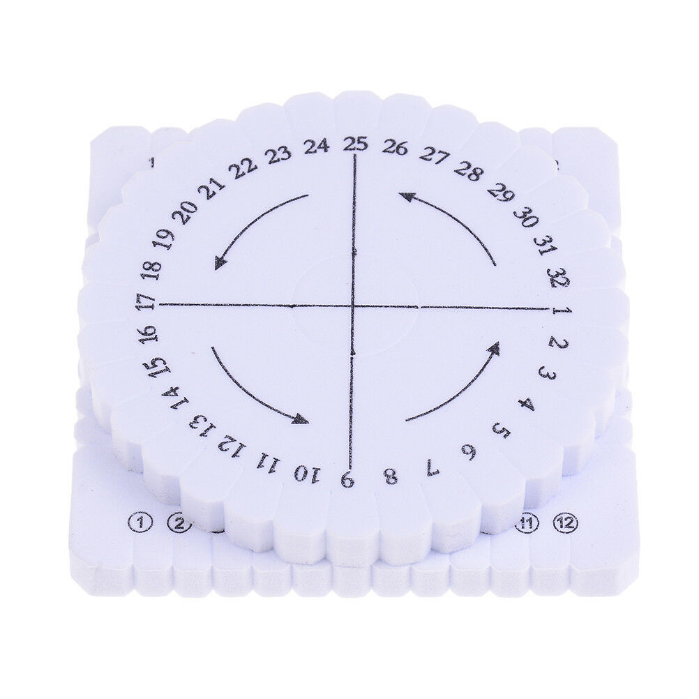 handmade knitting disc round square bracelet braided knot rope tray eva d.l8