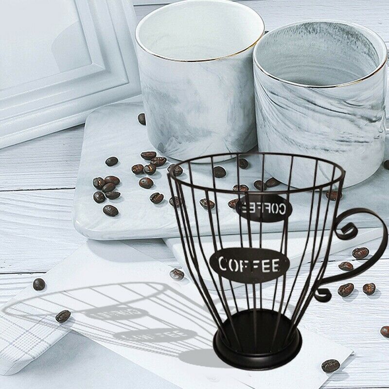 Large Capacity Coffee Capsule Storage Basket, Coffee Pod Organizer Holder, VS1E1