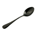 2 piece Stainless Steel Cutlery Table Dinner Soup Tea Spoon Tableware Black