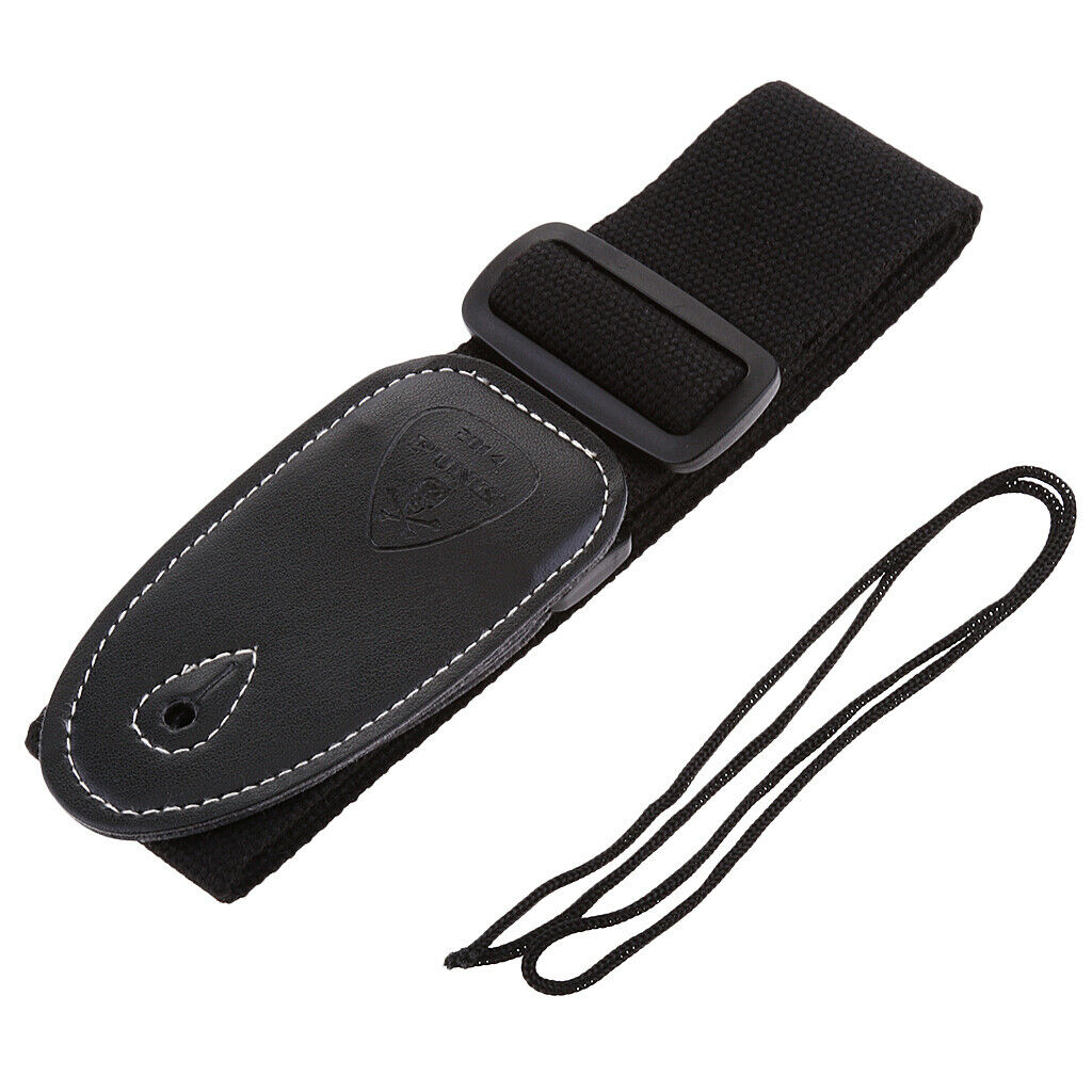 Adjustable Guitar Bass Strap Belt with Strap Lock Musical Instrument Accessory