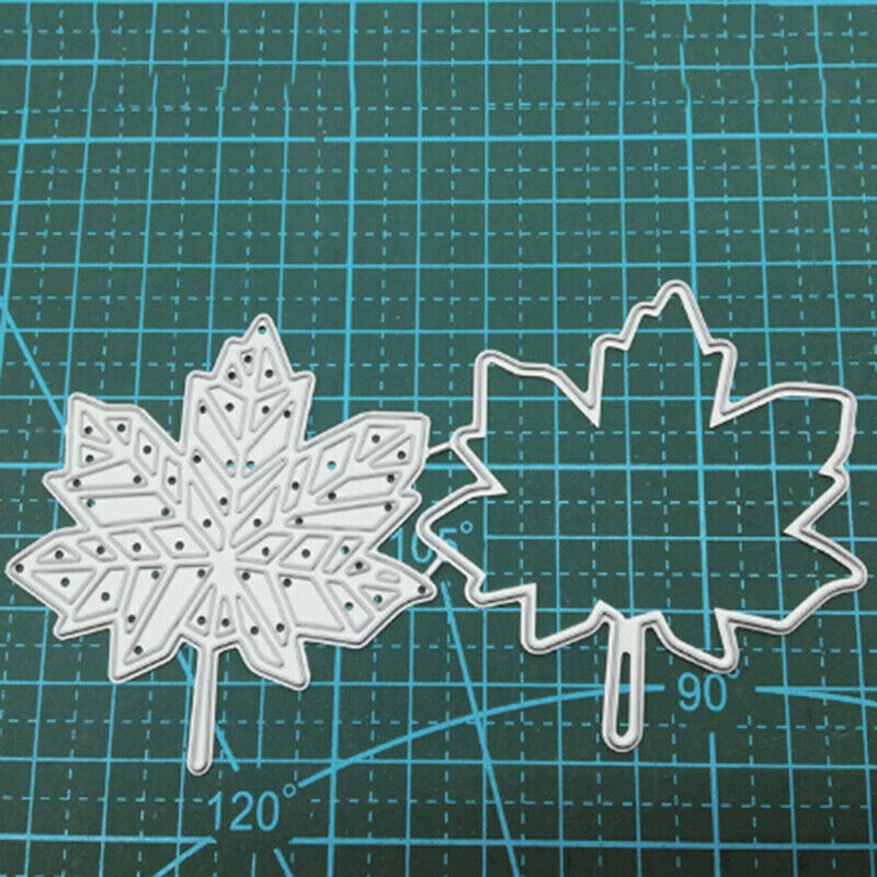 Metal Maple Leaf  Dies Cutting Decorative Embossing Scrapbooking Stenc.l8