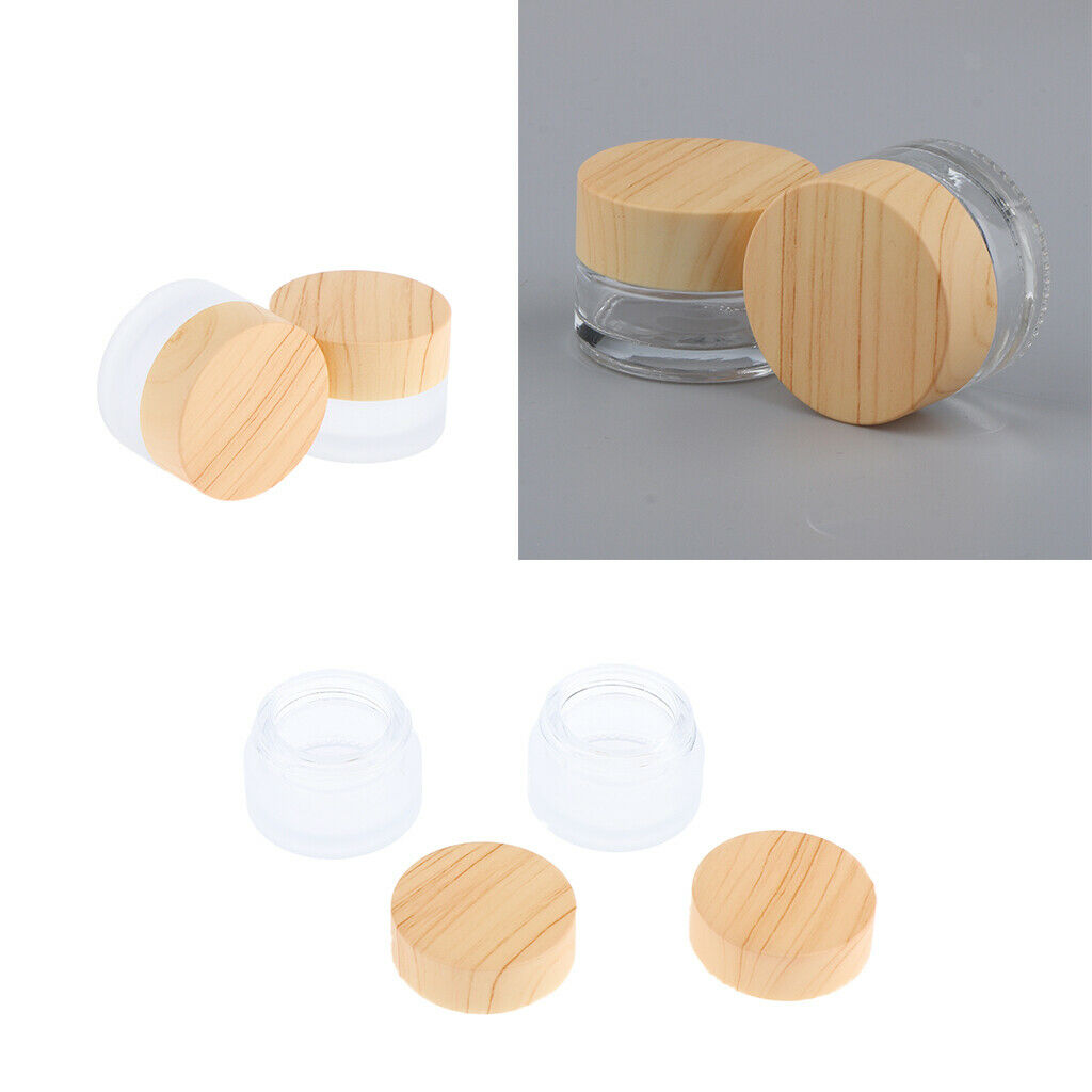 4Pcs Empty Jar Mini Cosmetic Bottle  Make Up Tin Lotions Container 5g